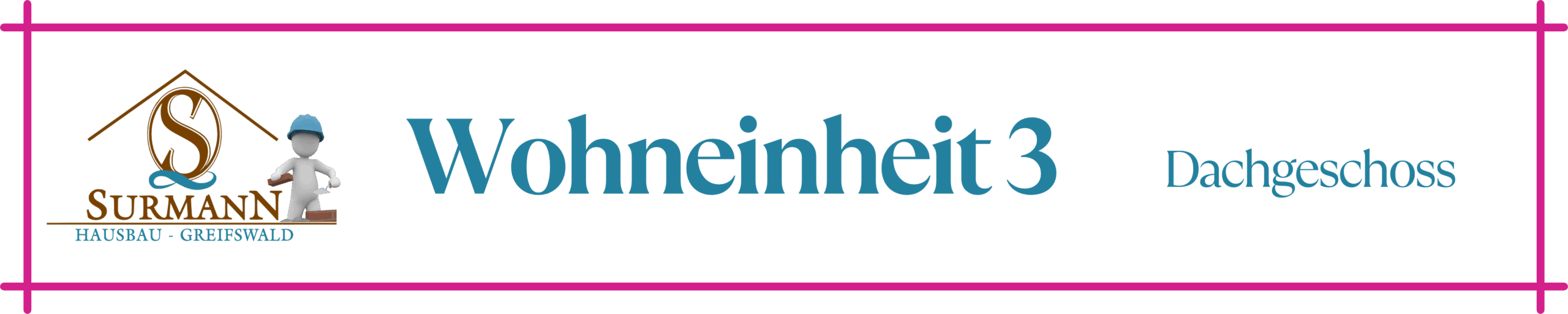 WE3 Überschrift Wohneinheit 3 Hainstraße 4